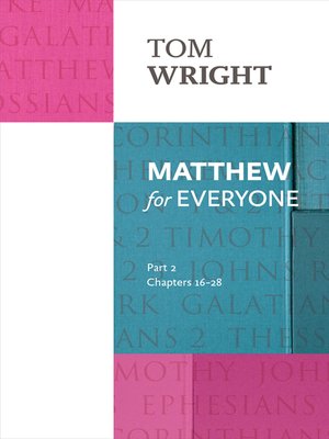 cover image of Matthew for Everyone Part 2